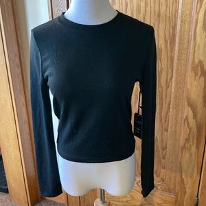 Splash, Size L, Junior, black, long sleeve sweater, 84% Polyester, machine wash.